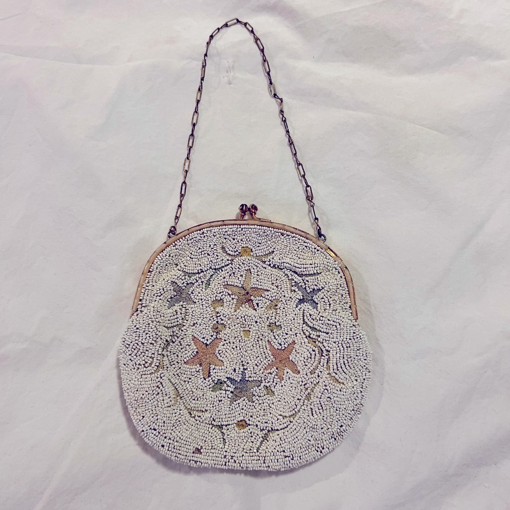Art Deco Era Beaded Flapper Evening Bag True Vintage